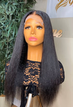 Load image into Gallery viewer, “Ebony” (5x5 kinky straight lace closure wig)