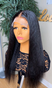 “Ebony” (5x5 kinky straight lace closure wig)