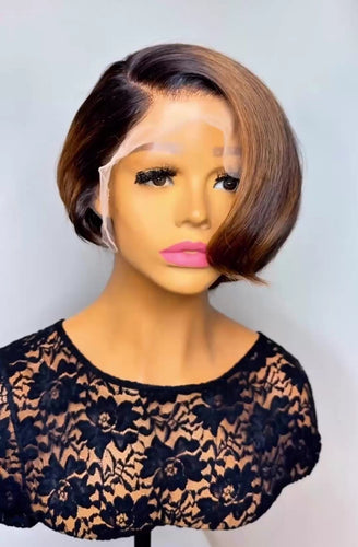 “Angie” (lace frontal pixie wig)
