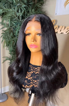 Load image into Gallery viewer, “Ebony” (5x5 kinky straight lace closure wig)
